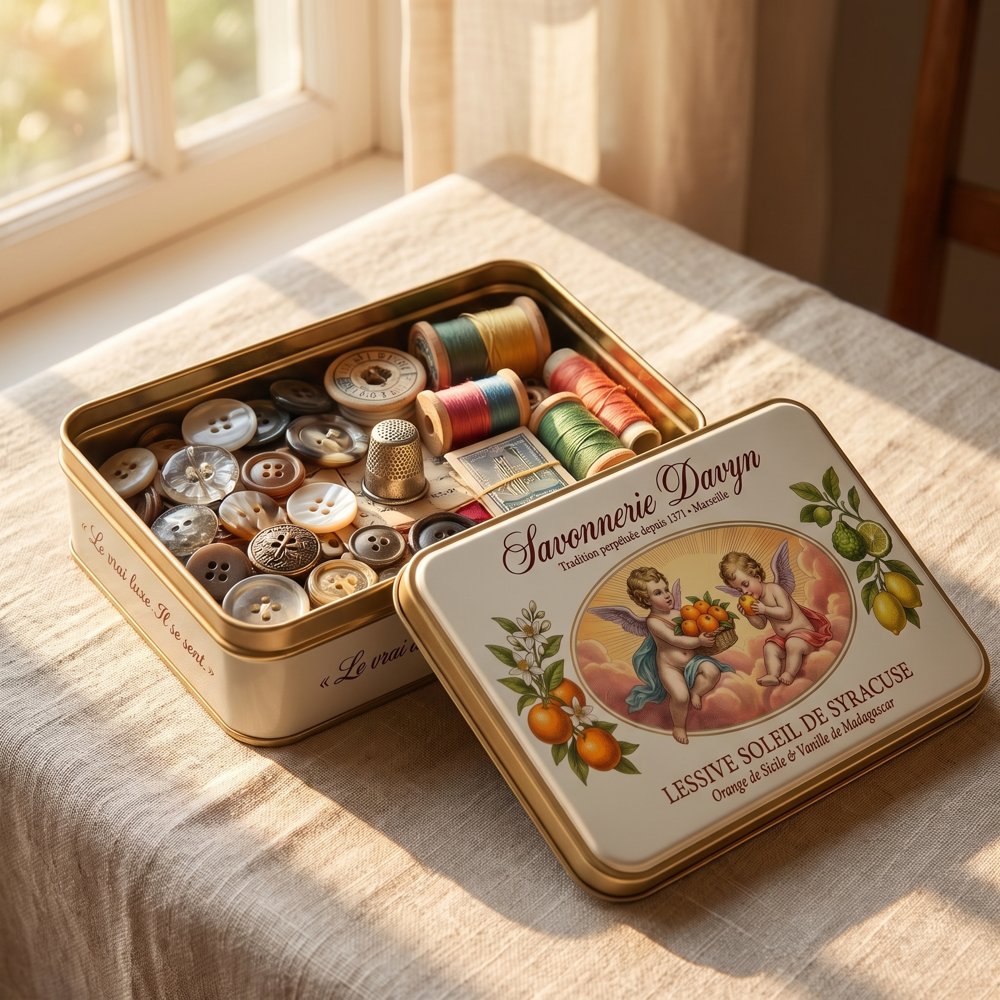 The Écrin turned sewing box