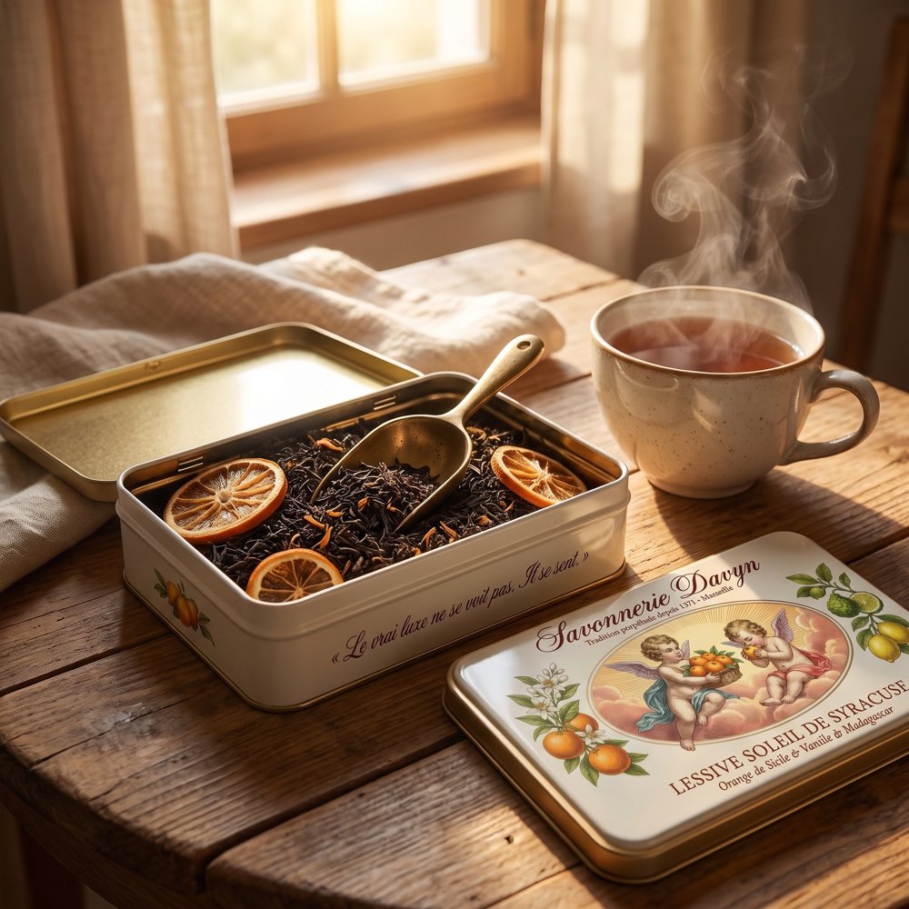 The Écrin turned tea caddy